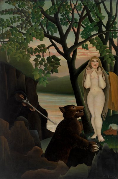 न्यूड एंड बेयर, 1901 द्वारा Henri J.F. 1844 1910 Rousseau