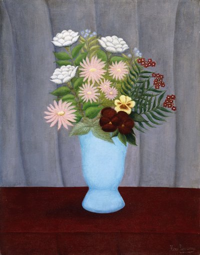 बगीचे के फूल; गार्डन फूल, c.1909-10 द्वारा Henri J.F. Rousseau