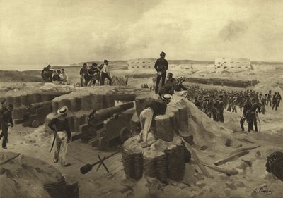 बोमरसंड की लड़ाई, 1854 (गुरुत्वाकर्षण) द्वारा हेनरी लुई ड्यूप्रे