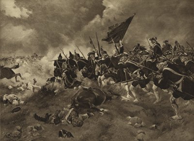 डेटिंगन की लड़ाई, 1743 (गुरुत्वाकर्षण) द्वारा हेनरी लुई ड्यूप्रे