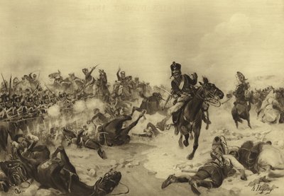 फ़्यूएंटेस डी ओनोरो की लड़ाई, 1811 (गुरुत्वाकर्षण) द्वारा हेनरी लुई ड्यूप्रे