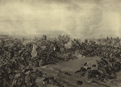 वाटरलू की लड़ाई, 1815 (गुरुत्वाकर्षण) द्वारा हेनरी लुई ड्यूप्रे
