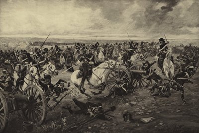 वाटरलू की लड़ाई, 1815 (गुरुत्वाकर्षण) द्वारा हेनरी लुई ड्यूप्रे