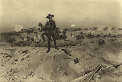 माफ़किंग की घेराबंदी, 1900 (गुरुत्वाकर्षण) द्वारा हेनरी लुई ड्यूप्रे