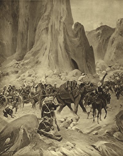 एबिसिनियन युद्ध, 1868 (गुरुत्वाकर्षण) द्वारा हेनरी लुई ड्यूप्रे