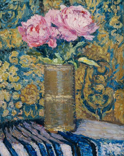 चपरासी का गुलदस्ता; Peonies का गुलदस्ता, द्वारा हेनरी मार्टिन