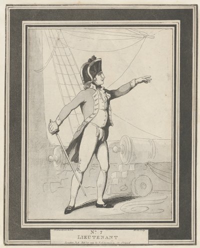 नंबर 7: लेफ्टिनेंट, 15 फरवरी, 1799। द्वारा हेनरी नोटिस