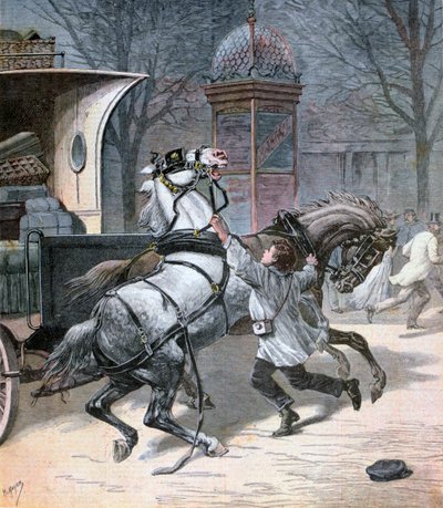 एक युवा बहादुर आदमी, पेरिस, 1892 द्वारा हेनरी मेयर