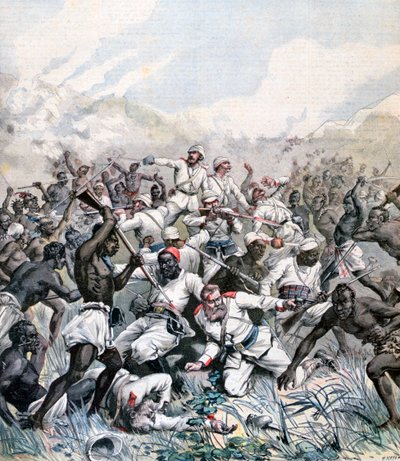अफ्रीका में एक जर्मन अभियान का विनाश, 1891 द्वारा हेनरी मेयर
