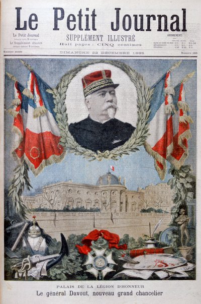 जनरल डावाउट, 1895 में सेना के ग्रैंड चांसलर dHonneur द्वारा हेनरी मेयर