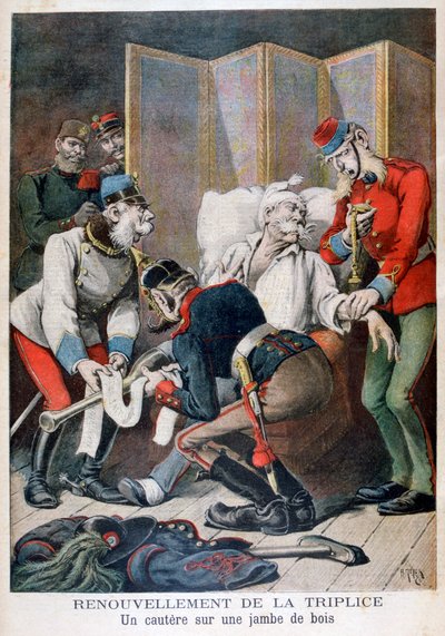 जर्मनी, ऑस्ट्रिया और इटली के ट्रिपल गठबंधन का नवीनीकरण, 1896 द्वारा हेनरी मेयर