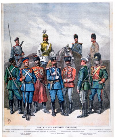 रूसी घुड़सवार सेना, 1892 द्वारा हेनरी मेयर