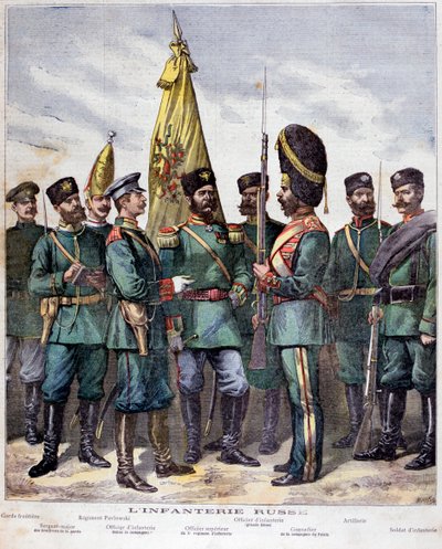 रूसी पैदल सेना, 1892 द्वारा हेनरी मेयर