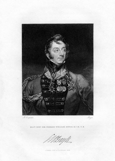 सर चार्ल्स विलियम डॉयल, ब्रिटिश जनरल, 1829 द्वारा हेनरी मेयर