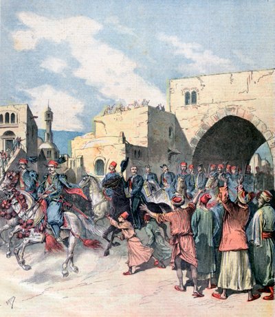 1892 में क्रिसमस के उत्सव के दौरान बेथलहम में फ्रांसीसी दूतावास आता है द्वारा हेनरी मेयर