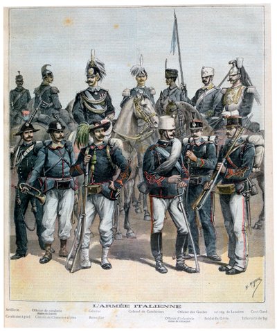 इतालवी सेना, 1892 द्वारा हेनरी मेयर
