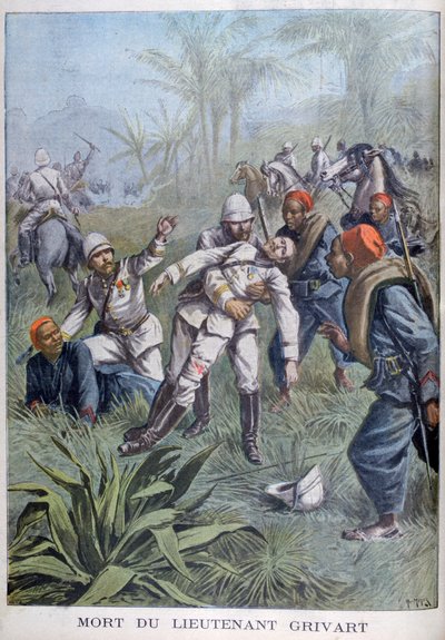 लेफ्टिनेंट ग्रिवार्ट की मृत्यु, नाइजर, 1899 द्वारा हेनरी मेयर