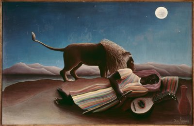 सो रहा बोहेमियन द्वारा Henri Rousseau