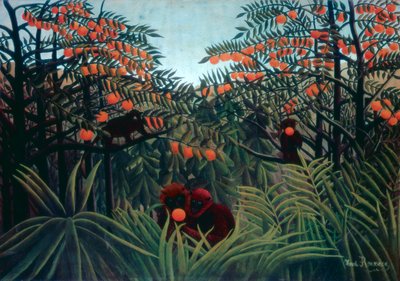 द ट्रोपिक्स, 1910 द्वारा Henri Rousseau