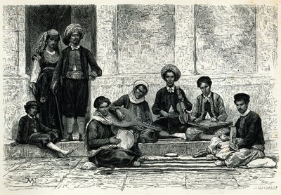 एक यहूदी कॉन्सर्ट: टेलेमेन द्वारा हेनरी थियोफाइल हिल्डिब्रैंड