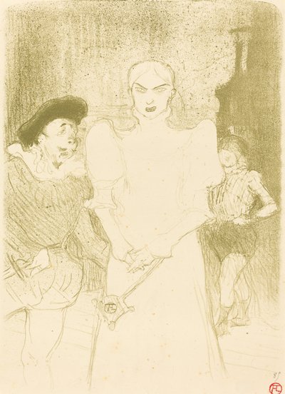 ओपेरा में: quot;फॉस्टquot; में एम.एम.ई. कैरन द्वारा Henri de Toulouse Lautrec