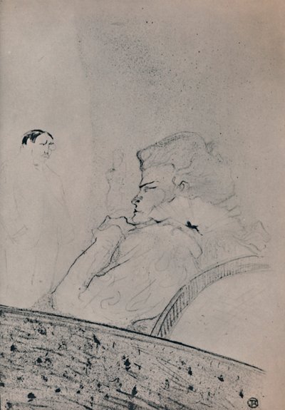 ब्रांडिंग इन हर ड्रेसिंग रूम, c.1895, 1946 द्वारा हेनरी डे टूलूस लॉटरेक