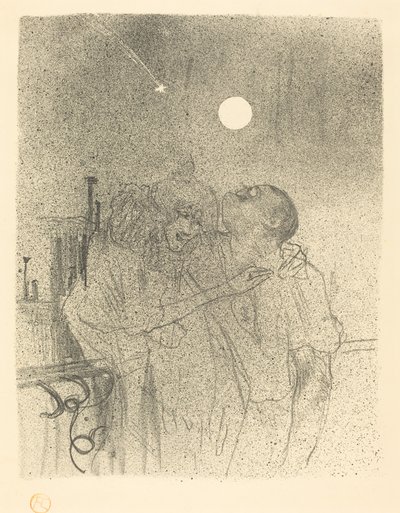 शूटिंग सितारे, 1895। द्वारा हेनरी डे टूलूस लॉटरेक