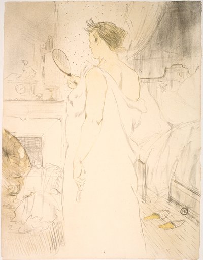 आइसक्रीम वाली महिला, हाथ में आइसक्रीम द्वारा Henri de Toulouse-Lautrec