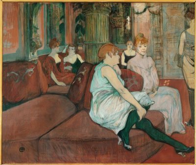 Im Salon der Rue des Moulins द्वारा हेनरी डे टूलूस लॉटरेक