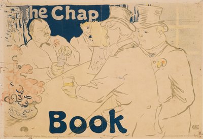 आयरिश और अमेरिकन बार, रुए रॉयल; "द चैप बुक" के लिए पोस्टर, 1895 द्वारा Henri de Toulouse-Lautrec