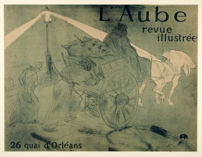 L&39;Aube, सचित्र पत्रिका, 26 quai d&39;Orléans, पब। 1896 द्वारा हेनरी डे टूलूस लॉटरेक