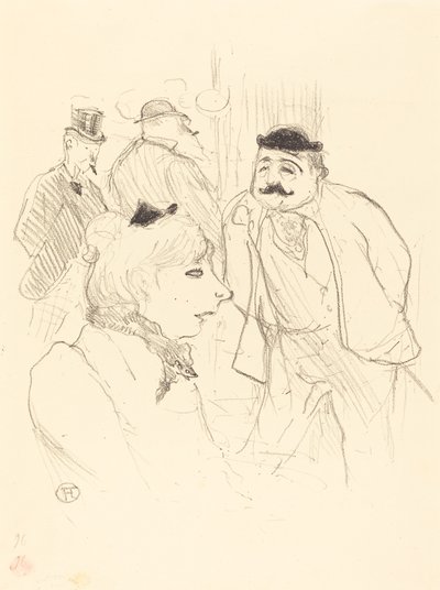 मौलिन-रूज स्टेम, 1894। द्वारा हेनरी डे टूलूस लॉटरेक