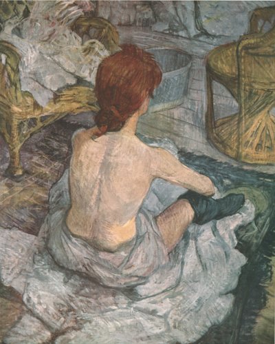 शौचालय, 1889, 1952। द्वारा Henri de Toulouse Lautrec