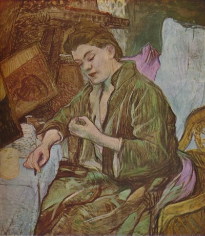 ला टॉयलेट, गेटिंग रेडी, 1891, 1937। द्वारा हेनरी डे टूलूस लॉटरेक