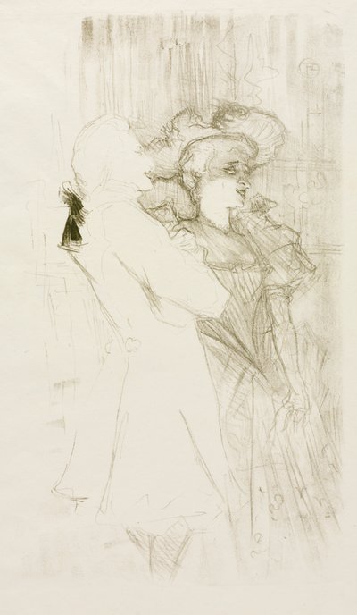 quot;द सॉन्ग ऑफ फॉर्च्यूनquot; में लेंडर और ऑगुएज़ द्वारा Henri de Toulouse-Lautrec