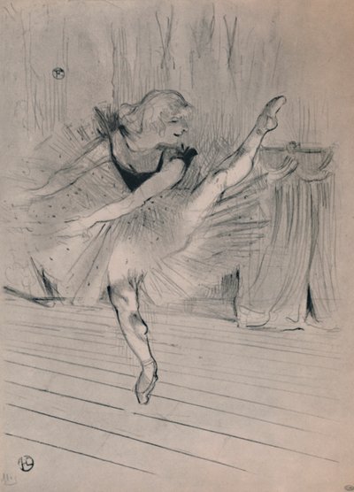 मिस इडा हीथ, इंग्लिश डांसर, c.1894, 1946। द्वारा हेनरी डे टूलूस लॉटरेक