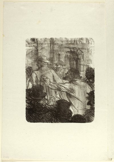 टेक्सटाइल मार्केट, क्राको, सिनाई के पाद से द्वारा Henri de Toulouse-Lautrec