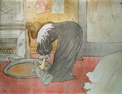 "एल्स", 1896 से टब पर महिला द्वारा हेनरी डे टूलूस लॉटरेक