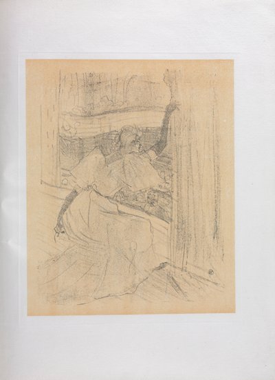 यवेटे गुइलबर्ट-इंग्लिश सीरीज: पब्लिक को सलाम करते हुए, 1898। द्वारा हेनरी डे टूलूस लॉटरेक