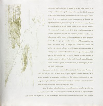 यवेटे गुलबर्ट-फ्रेंच सीरीज़: नंबर 11, 1894। द्वारा हेनरी डे टूलूस लॉटरेक
