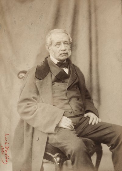 धुंध, हेनरी डे ला ब्लैंचरे (1821-1880) द्वारा फोटो, 1839 में 39 बुलेवार्ड डेस कैपुसीन पेरिस (बी/डब्ल्यू फोटो) द्वारा हेनरी डे ला ब्लैंचरे