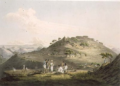 एबिसिनिया में डिक्सन का शहर, डैनियल हैवेल (1785-1826) 1809 (एक्वाटिंट) द्वारा उकेरा गया द्वारा हेनरी (बाद में) नमक