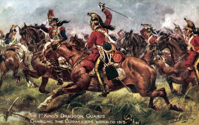 1 (किंग्स) ड्रैगून गार्ड्स, वाटरलू की लड़ाई, 18 जून 1815 द्वारा Henry A. Payne