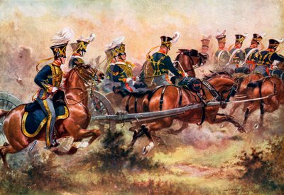रॉयल हॉर्स आर्टिलरी, c1832, c1920। द्वारा हेनरी ए पायने