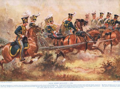 द रॉयल हॉर्स आर्टिलरी, c.1910 द्वारा हेनरी ए। पायने
