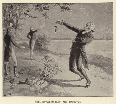 बूर और हैमिल्टन (लिथो) के बीच द्वंद्वयुद्ध द्वारा हेनरी अलेक्जेंडर (बाद) ओग्डेन