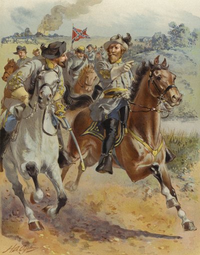 जनरल जेईबी स्टुअर्ट्स ने मैकलेलन के आसपास, जून 1862 को छापा द्वारा हेनरी अलेक्जेंडर ओग्डेन