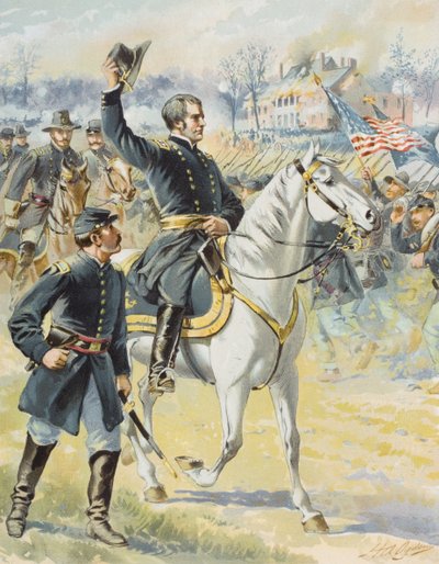 चांसलरविले, वर्जीनिया, 3 मई 1863 की लड़ाई में मेजर जनरल हुकर द्वारा हेनरी अलेक्जेंडर ओग्डेन