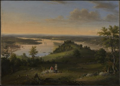 हडसन नदी पर दृश्य, 1849 द्वारा हेनरी आर्य
