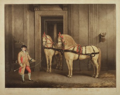 विलियम वार्ड द्वारा उत्कीर्ण उनके मेजेस्टीज स्टेट हॉर्स के दो, 1 सितंबर 1800 (मेजोटोटिन) द्वारा हेनरी बर्नार्ड चेलोन